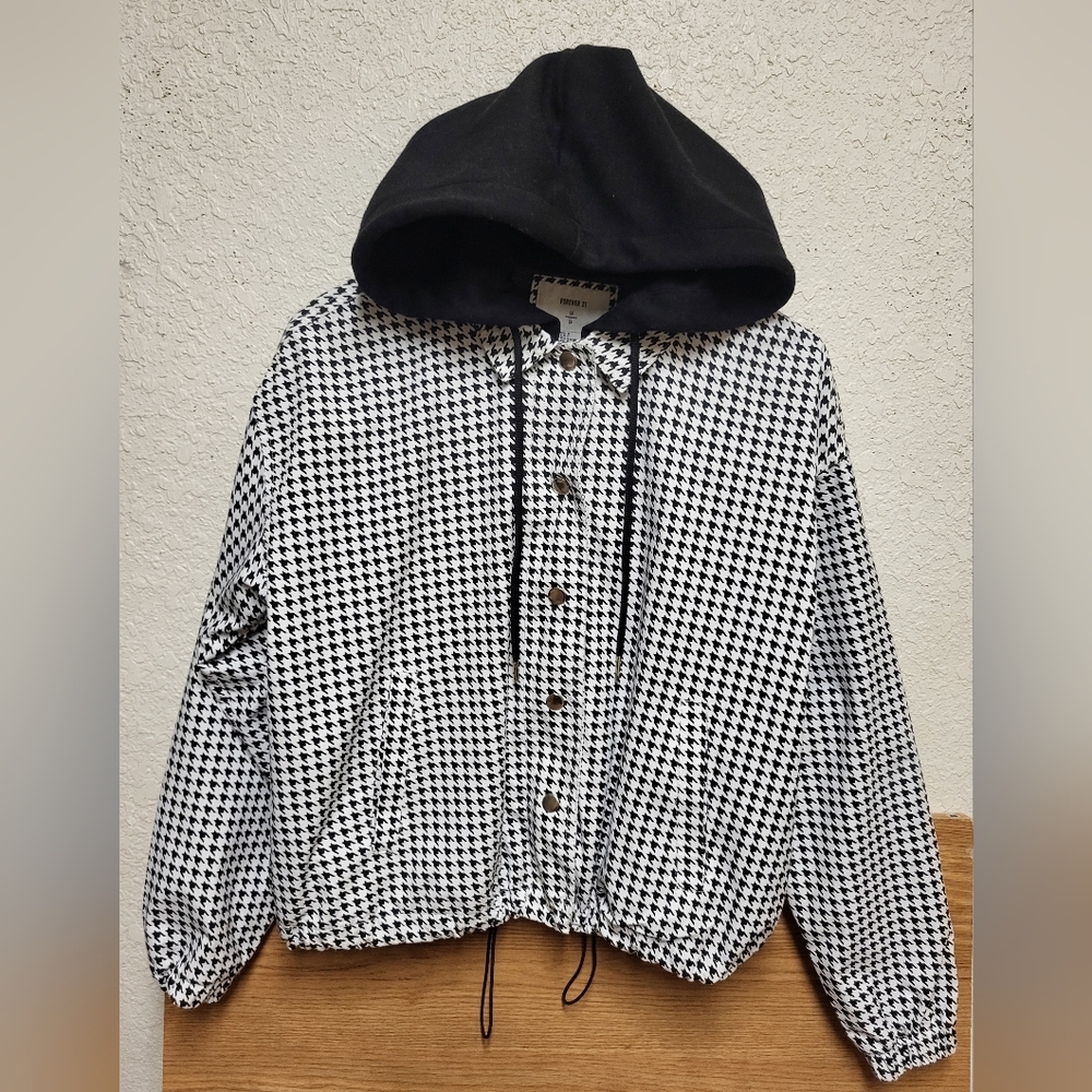 Forever 21 Hoodie Jacket Women Size Small - Picture 1 of 9